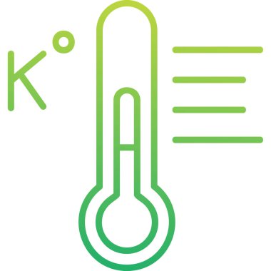 Sıcaklık. Web simgesi basit illüstrasyon