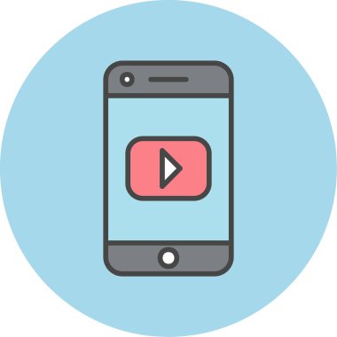 vektör çizimi sosyal medya simge 