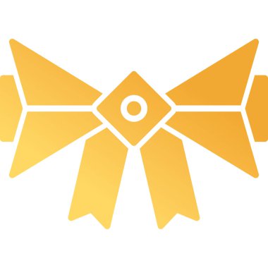 kurdele web simgesi vektör illüstrasyonu