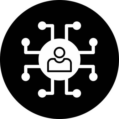 ağ web simgesi, vektör çizim 