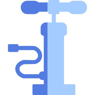 Hava pompası. Web simgesi basit illüstrasyon         