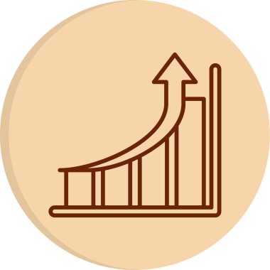 iş büyümesi grafik vektör illüstrasyonu