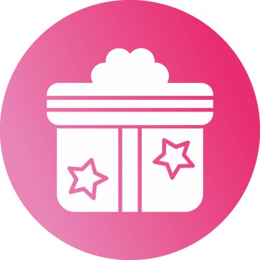 Hediye. Web simgesi basit illüstrasyon 