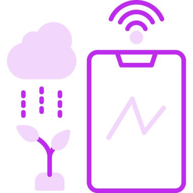 İklim web simgesi vektör illüstrasyonu