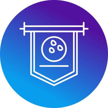 Sancak simgesi vektör illüstrasyonu  