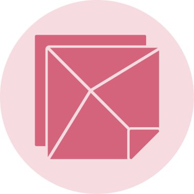 Kağıt. Web simgesi basit illüstrasyon