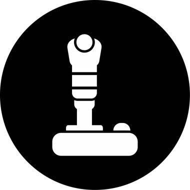 Modern joystick simgesinin vektör çizimi                             