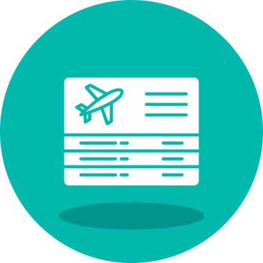 Seyahat ikonunun vektör illüstrasyonu. Ayrılışlar                   