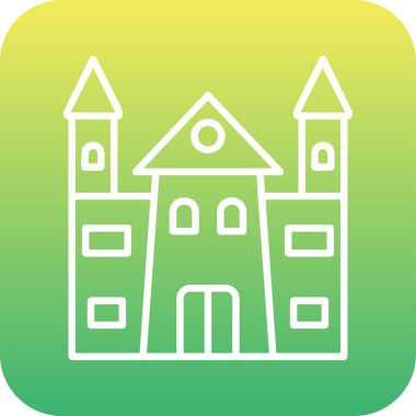 Castle vektör resimleme tasarımı