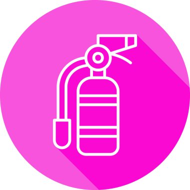 Yangın söndürme ikonu. vektör illüstrasyonu              