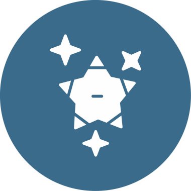 yıldız simgesi, vektör çizimi  