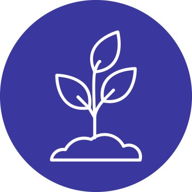 Bitki simgesinin vektör illüstrasyonu. Danışmanlık ve Eğitim konsepti