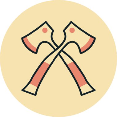 Baltalar. Web simgesi basit illüstrasyon