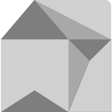 vektör evi oluşturma simgesi, modern tasarım illüstrasyonu 