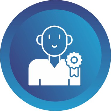 Büyükelçi simgesinin vektör illüstrasyonu 