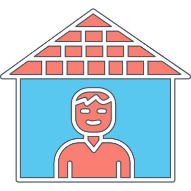 Karantina web simgesi vektör illüstrasyonu