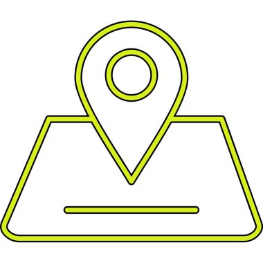 Yer tutucu. Web simgesi basit illüstrasyon