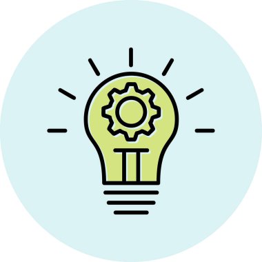 Yenilik simgesi vektör illüstrasyonu