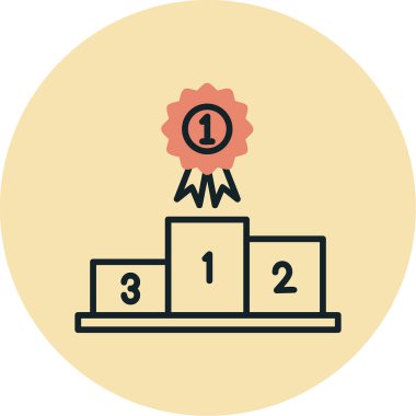 İlk Konum web simgesi, vektör illüstrasyonu