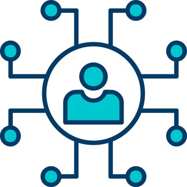 ağ web simgesi, vektör çizim 