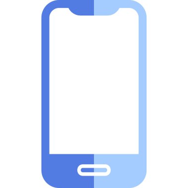 Akıllı telefon. Web simgesi basit illüstrasyon 