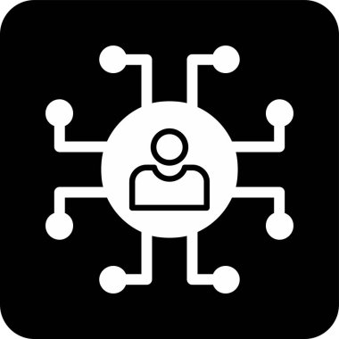 ağ web simgesi, vektör çizim 