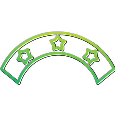 derecelendirme simgesi, vektör illüstrasyonu basit tasarım