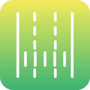 Lane web simgesi vektör illüstrasyonu