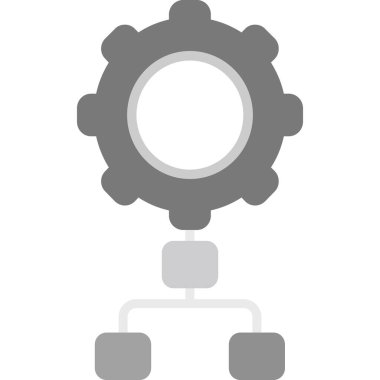 Uygulama süreci simgesi, vektör illüstrasyonu basit tasarım