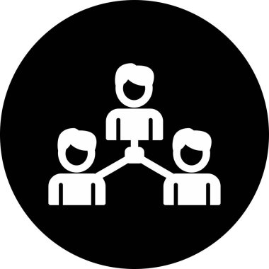 Sosyoloji simgesinin vektör illüstrasyonu 