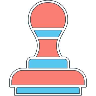 pul simgesi, vektör illüstrasyonu basit tasarım