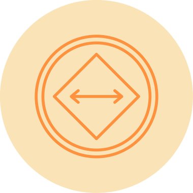 yaylı ok işareti. Web simgesi vektör illüstrasyonu