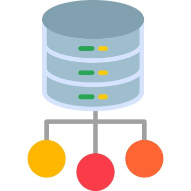 ağ web simgesi, vektör çizim 