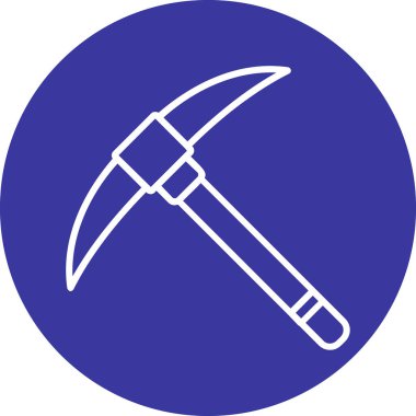 Kazma ağ simgesi, vektör illüstrasyonu                              