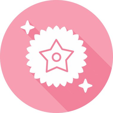 yıldız web simgesi basit illüstrasyon 