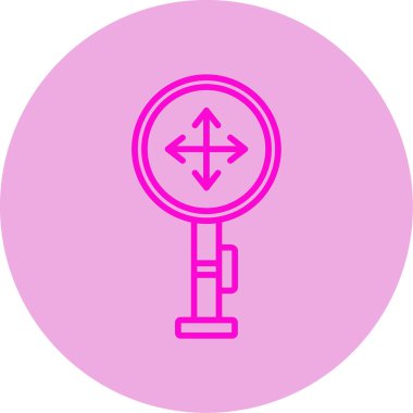 Modern Kesişme simgesinin vektör illüstrasyonu             