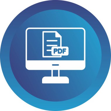 pdf simgesi vektör illüstrasyonunu indir