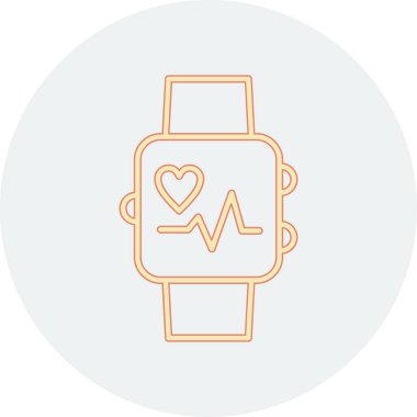 vector illustration of smart watch 