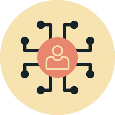 ağ web simgesi, vektör çizim 