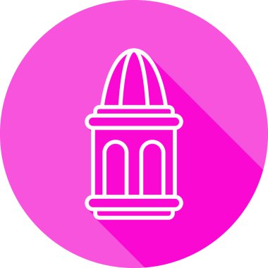 Bir fener ağ simgesinin vektör illüstrasyonu