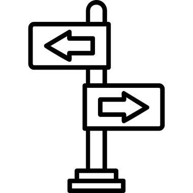 Ok. Web simgesi basit illüstrasyon