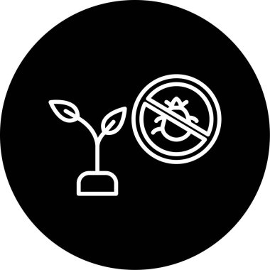 Haşere Kontrol simgesi, basit vektör illüstrasyonu 