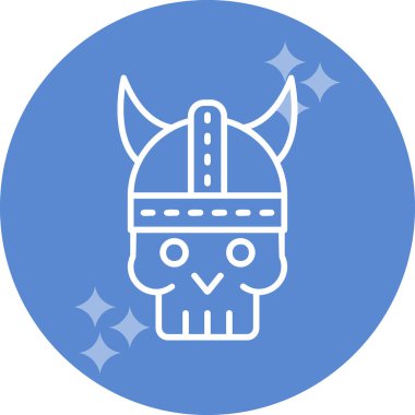 Bir kafatasının vektör çizimi 