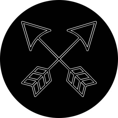 ok simgesinin vektör illüstrasyonu