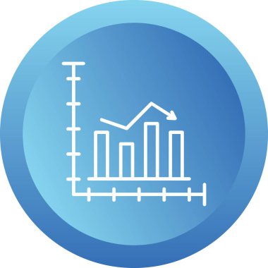 çubuk grafik vektör illüstrasyonu