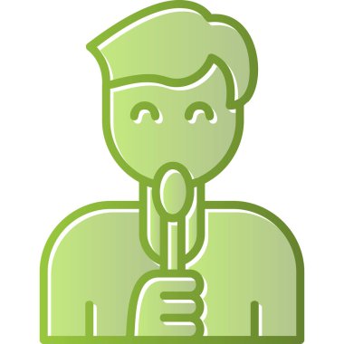 Panicon yalıyorum. vektör illüstrasyonu 