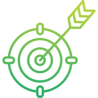 goal icon, vector illustration simple design