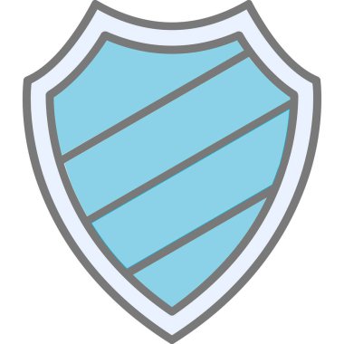 kalkan simgesi web basit illüstrasyon