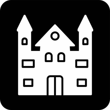 Castle vektör resimleme tasarımı