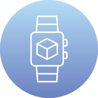 vector illustration of smart watch 